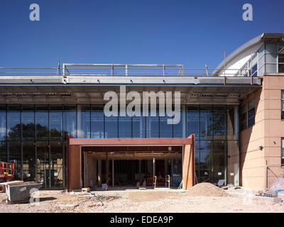 University of Westminister - Harrow Campus - Under Construction, Harrow, United Kingdom. Architect: Hawkins Brown Architects LLP Stock Photo