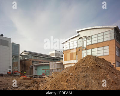 University of Westminister - Harrow Campus - Under Construction, Harrow, United Kingdom. Architect: Hawkins Brown Architects LLP Stock Photo