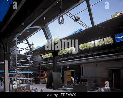 University of Westminister - Harrow Campus - Under Construction, Harrow, United Kingdom. Architect: Hawkins Brown Architects LLP Stock Photo