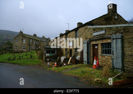 The Old Working Smithy in Gunnerside, Swaledale Stock Photo