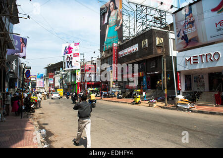 Brigade road in Bangalore, Karnataka. Stock Photo