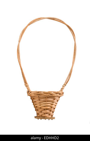 empty basket  isolated on white background Stock Photo