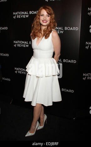 Actress Jessica Chastain attends the 2014 National Board of Review Gala ...