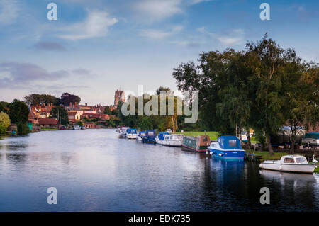 river waveney at beccles suffolk united kingdom Stock Photo - Alamy