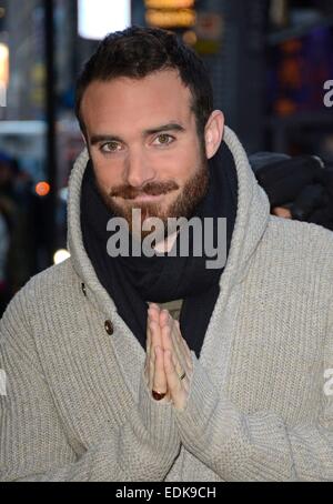 New York, USA. 07th Jan, 2015. Joshua Sasse out and about for Celebrity Candids - WED, , New York, NY January 7, 2015. Credit:  Everett Collection Inc/Alamy Live News Stock Photo