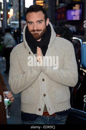 New York, USA. 07th Jan, 2015. Joshua Sasse out and about for Celebrity Candids - WED, , New York, NY January 7, 2015. Credit:  Everett Collection Inc/Alamy Live News Stock Photo