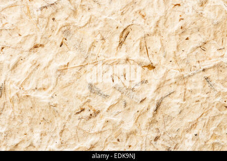 The texture of brown color mulberry paper Stock Photo