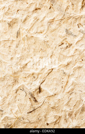 The texture of brown color mulberry paper Stock Photo