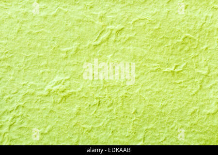 The texture of green color mulberry paper Stock Photo