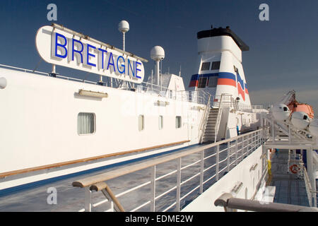 Brittany Ferries, Bretagne, St Malo, France Stock Photo