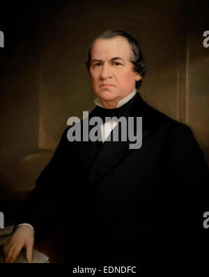 President Andrew Johnson, Seventeenth President USA, Washington B. Cooper, circa 1867 Stock Photo