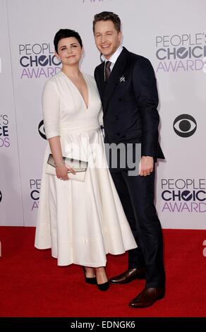 Los Angeles, CA, USA. 7th Jan, 2015. Ginnifer Goodwin, Josh Dallas at arrivals for 41st Annual The People's Choice Awards 2015 - Arrivals, Nokia Theatre L.A. LIVE, Los Angeles, CA January 7, 2015. Credit:  Elizabeth Goodenough/Everett Collection/Alamy Live News Stock Photo