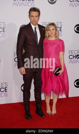 Dax Shepard and Kristen Bell at the 41st Annual People's Choice Awards ...