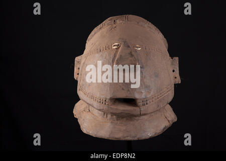 African mask from Congo, Central Africa. Stock Photo