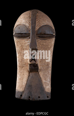 African mask from Congo, Central Africa. Stock Photo