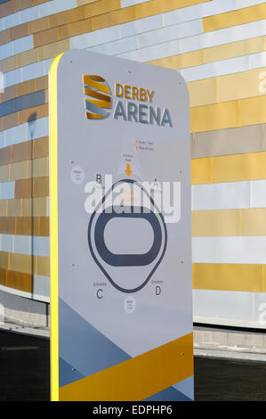 Derby Velodrome Area ,UK. Stock Photo