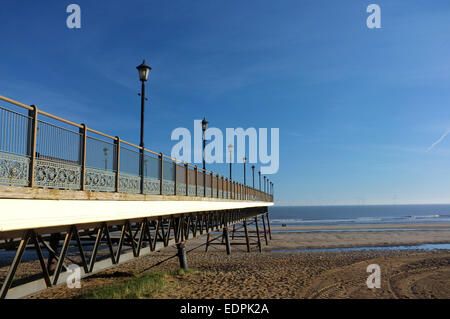 Skegness pier in Lincolnshire, East England Stock Photo