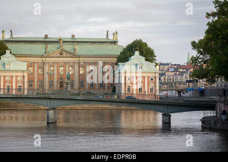 View of Riddarhuset (The House of Nobility, literal translation House of Knights) in Stockholm, Sweden Stock Photo