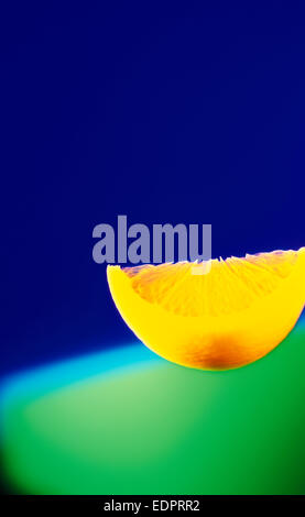 lemon wedge Stock Photo