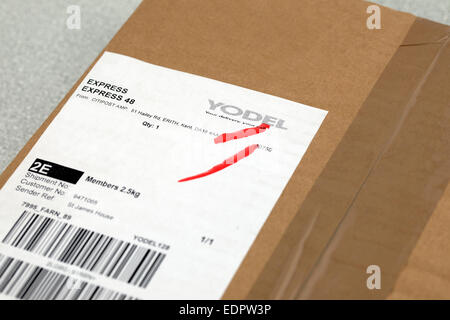 Yodel parcel Stock Photo