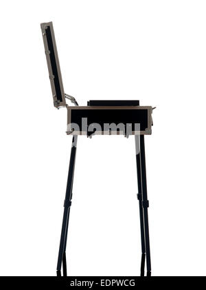 one make up artist suitcase with chair 