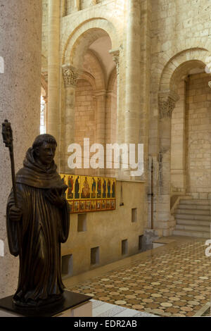 Abbey Of Fleury, Saint Benoit Sur Loire, Loiret, Centre, France Stock Photo