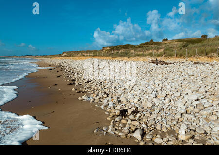 La Salee Beach At Sainte Marie De Re,Ile De Re, Poitou Charente, Charente Maritime, France Stock Photo