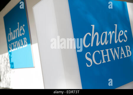 The headquarters of the Charles Schwab Corporation in downtown San Francisco, California. Stock Photo