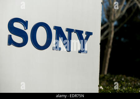 An office building occupied by Sony in San Jose, California. Stock Photo