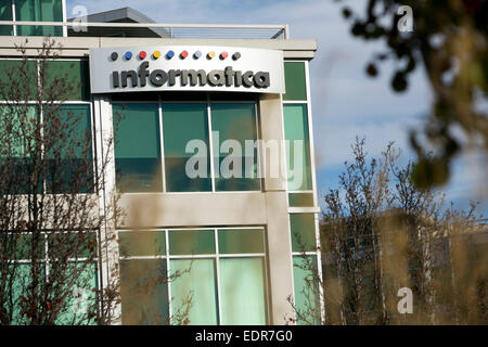 The headquarters of Informatica in Redwood City, California. Stock Photo