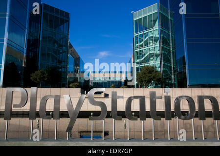 The headquarters of Sony Computer Entertainment America (SCEA), maker of the PlayStation gaming console, in Foster City, Califor Stock Photo