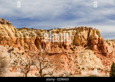 Red Rocks at Ghost Ranch, New Mexico, USA Stock Photo