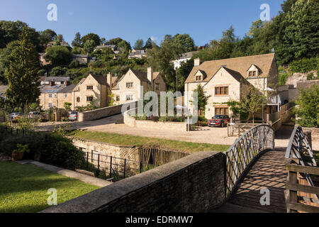 Chalford village in Frome Valley (Golden Valley) near Stroud Stock