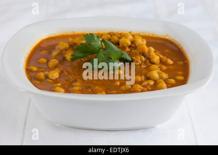 Chickpea curry Stock Photo