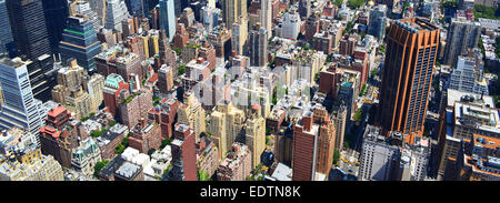 New York City bird's eye view Stock Photo