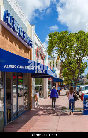 5th Avenue in the Hillcrest district of San Diego, California, USA Stock Photo