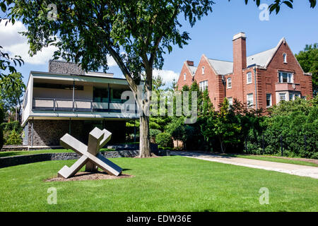 Chicago Illinois,South Side,South Woodlawn Avenue,houses,homes,mansions,IL140907021 Stock Photo