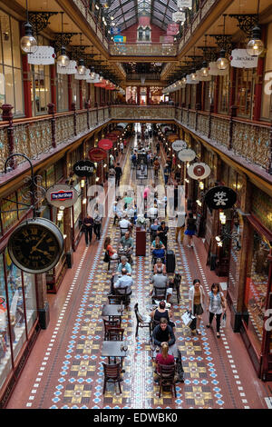 The Strand Arcade, Victorian Style Shopping Arcade in Sydney, Australia Stock Photo