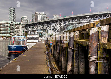 Granville Island & Ferry Stock Photo