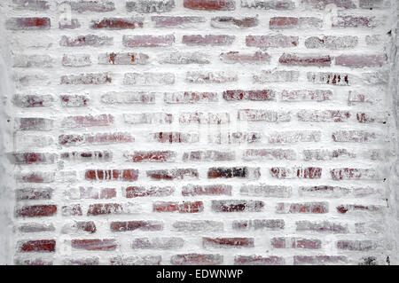 Under construction of brick wall using as Construction background Stock Photo