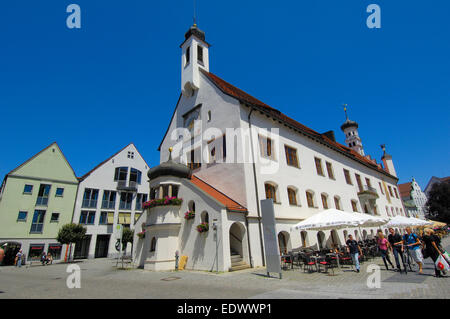 Kempten, Allgau, Town Hall, Rathaus, Allgaeu Stock Photo