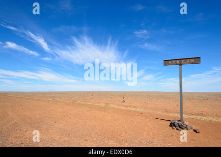 The Moon Plain, South Australia - Mad Max scene was filmed there Stock Photo