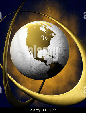 Global earth concept Stock Photo
