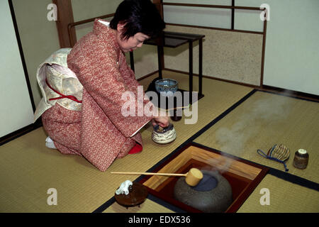 Japan, Tokyo, tea ceremony Stock Photo