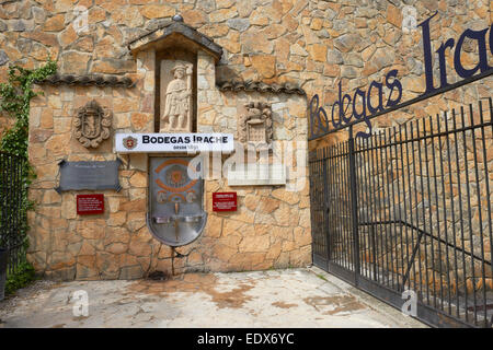 Way of St James, Wine Fountain, Bodegas Irache, Camino de Santiago, Navarra, Ayegui, Navarre Stock Photo