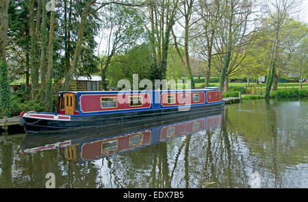 The Grand Western Canal near Halberton in Devon Stock Photo