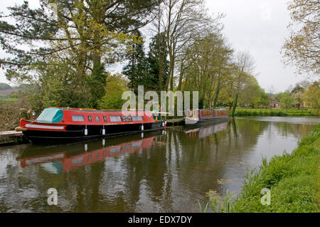 The Grand Western Canal near Halberton in Devon Stock Photo