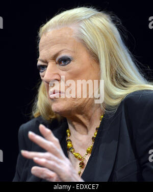 Berlin, Germany. 13th Feb, 2013. Swedish actress Anita Ekberg attends the Berlinale Talent Campus at the location 'HAUeins' during the 63rd Berlin Film Festival, in Berlin, Germany, 13 February 2013. Photo: Britta Pedersen/dpa/Alamy Live News Stock Photo