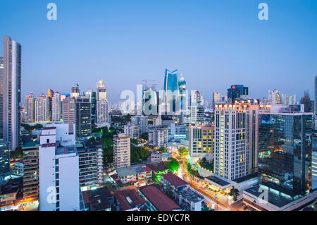 Skyline of Panama City, Panama Stock Photo