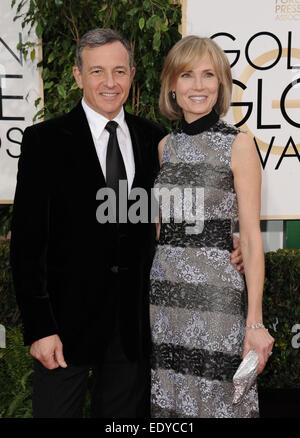 Los Angeles, California, USA. 11th Jan, 2015. Bob Iger, Willow Bay attending the 72nd Annual Golden Awards - Arrivals held at the Beverly Hilton Hotel in Beverly Hills, California on January 11, 2015. 2015 Credit:  D. Long/Globe Photos/ZUMA Wire/Alamy Live News Stock Photo